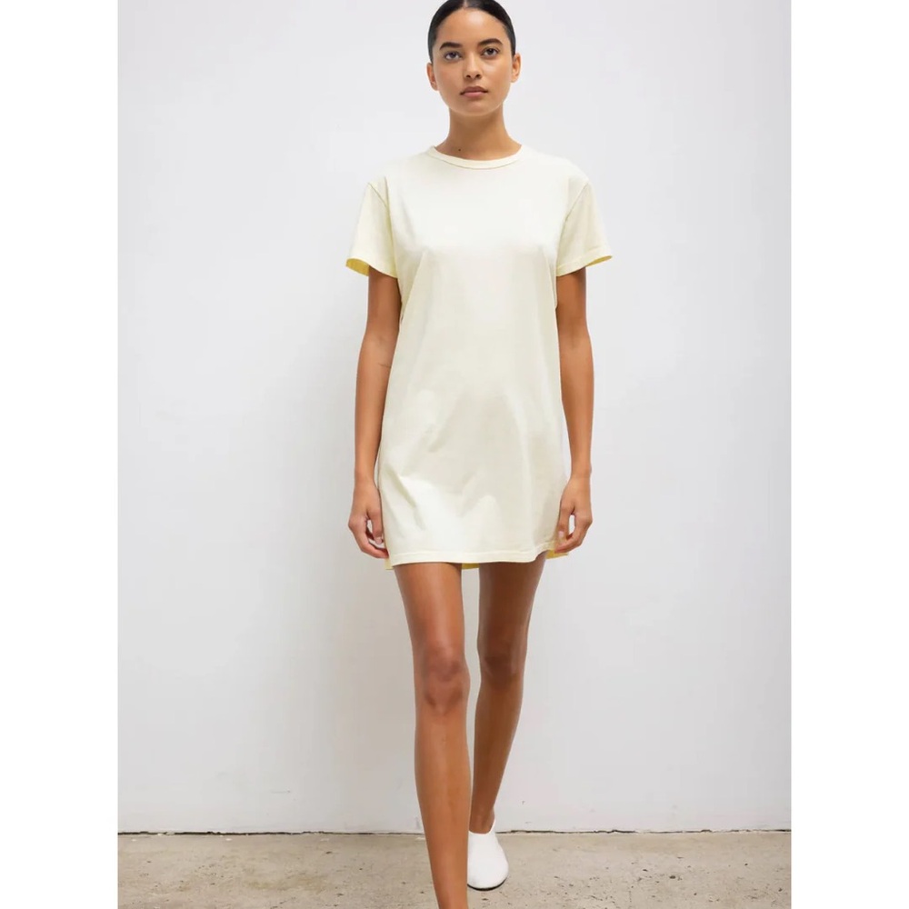 LESET Butter Yellow Tshirt Dress